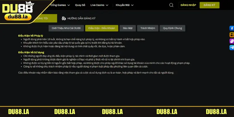 Quyền lợi và nghĩa vụ rõ ràng